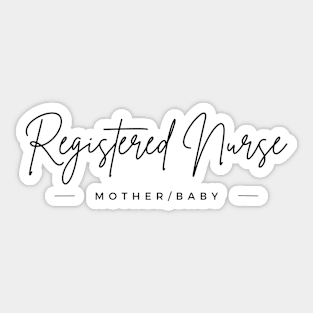 RN elegant MOTHER BABY Sticker